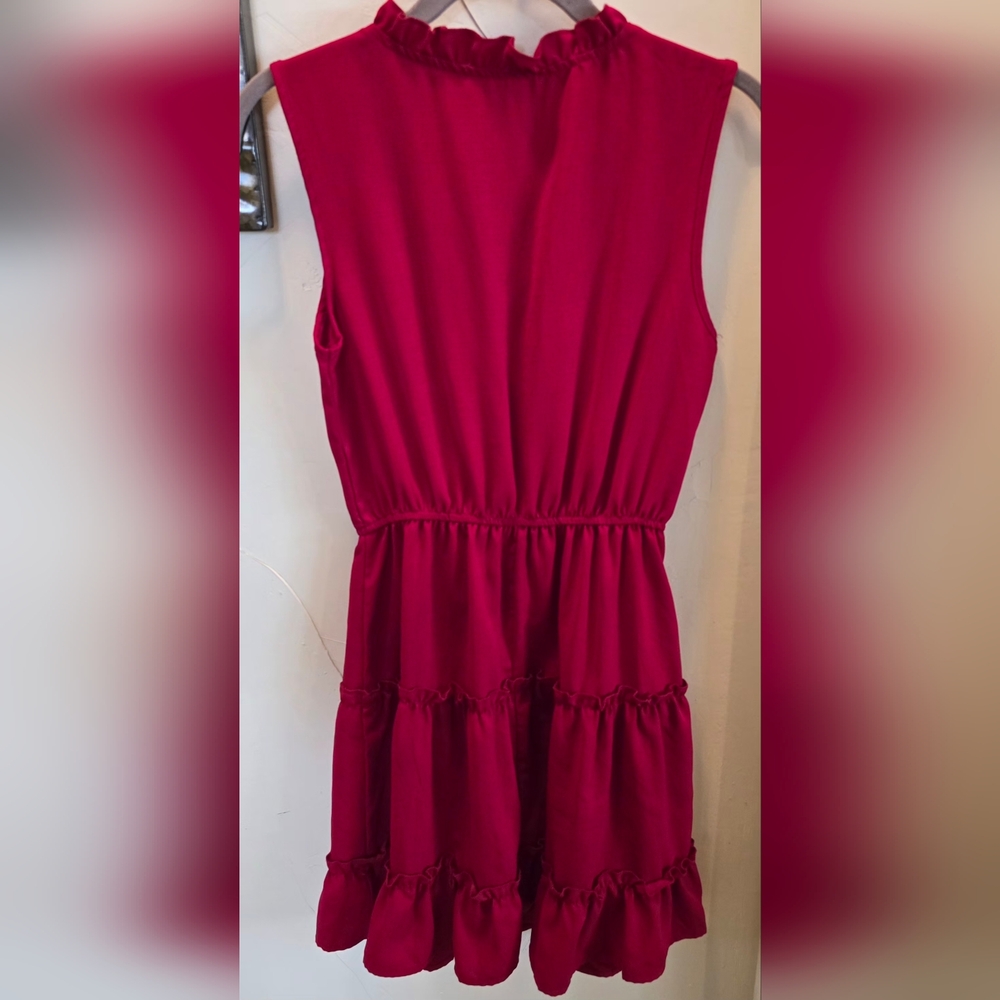 NWOT Cupshe Red Mini Dress XS - Picture 5 of 7